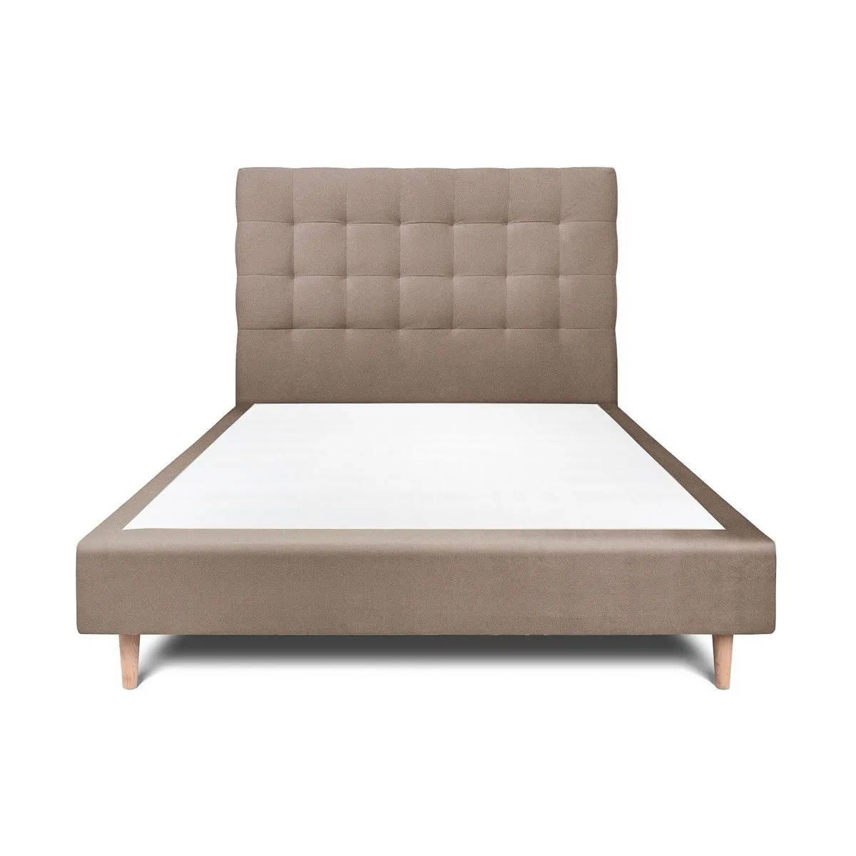 Sommeil de plomb Sommier De Plomb Lit 140x190 - Taupe