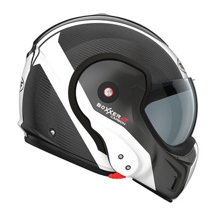 Casque ROOF RO9 BOXXER 2 CARBON WONDER - Noir / Blanc