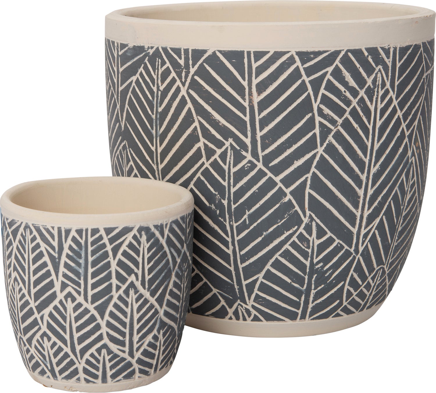 Intratuin bloempot Nikki grijs D 13,5 H 12,5 cm