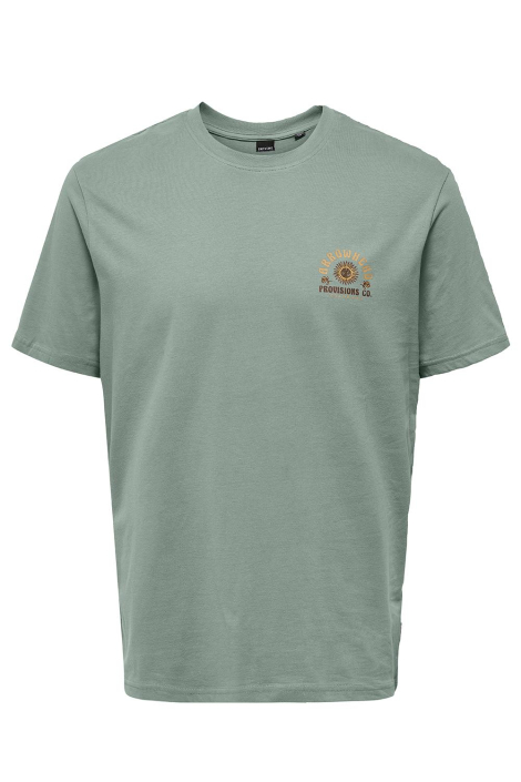 Only & Sons groene heren t-shirt