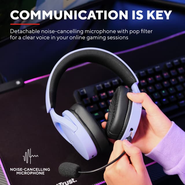 Trust GXT491P Fayzo trådløst gaming headset