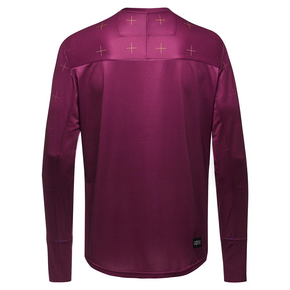 GORE Wear TrailKPR Daily MTB Fietsshirt Lange Mouwen Paars Heren