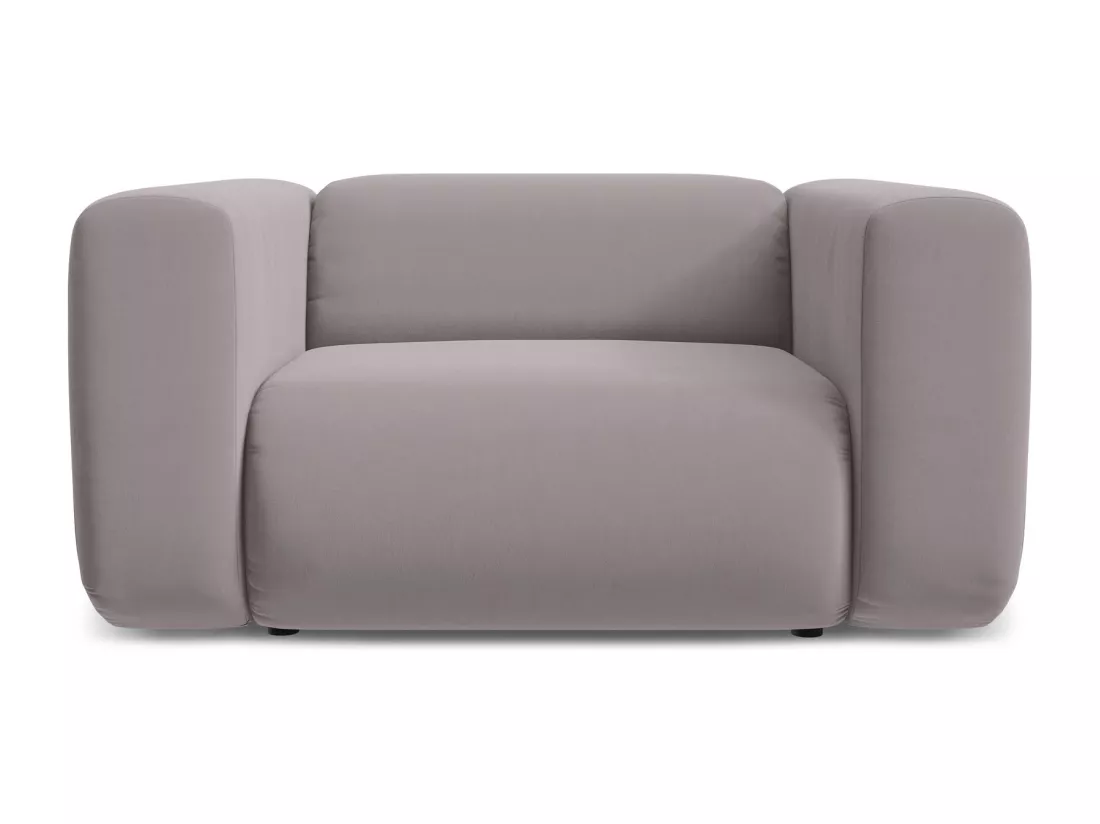 Fauteuil en velours - lavande - EKAHI