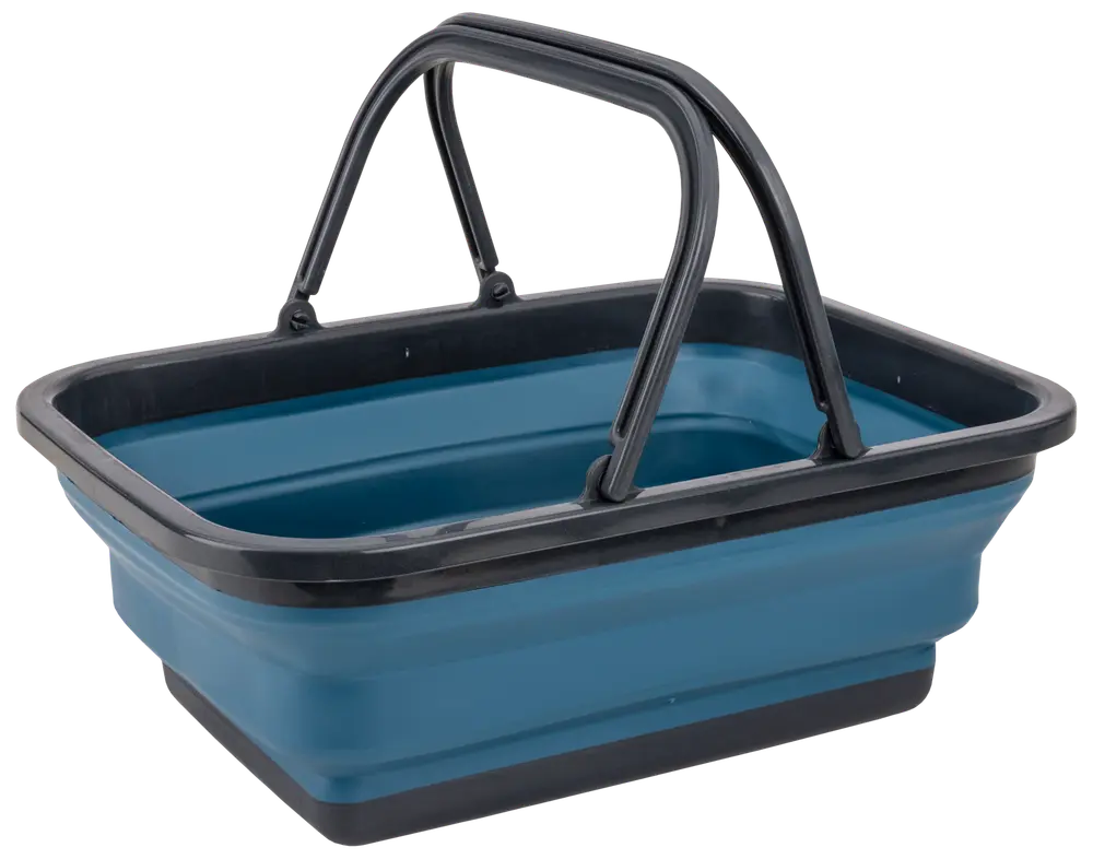 Shoppingkurv foldbar - assorterede farver