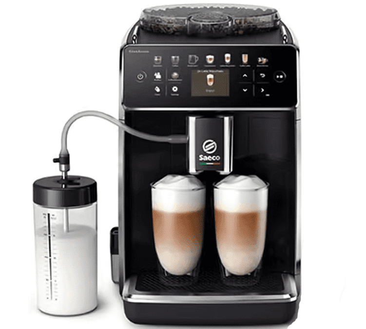Saeco Gran Aroma SM6580/00 Noir Laqué - Pack Zen Garantie 3 ans Coloris:Noir
