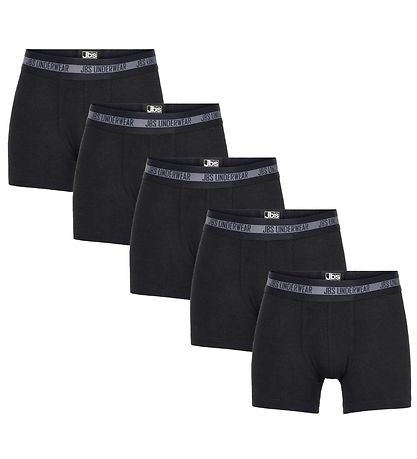 JBS Boxershorts - 5er-Pack - Bambus - Schwarz