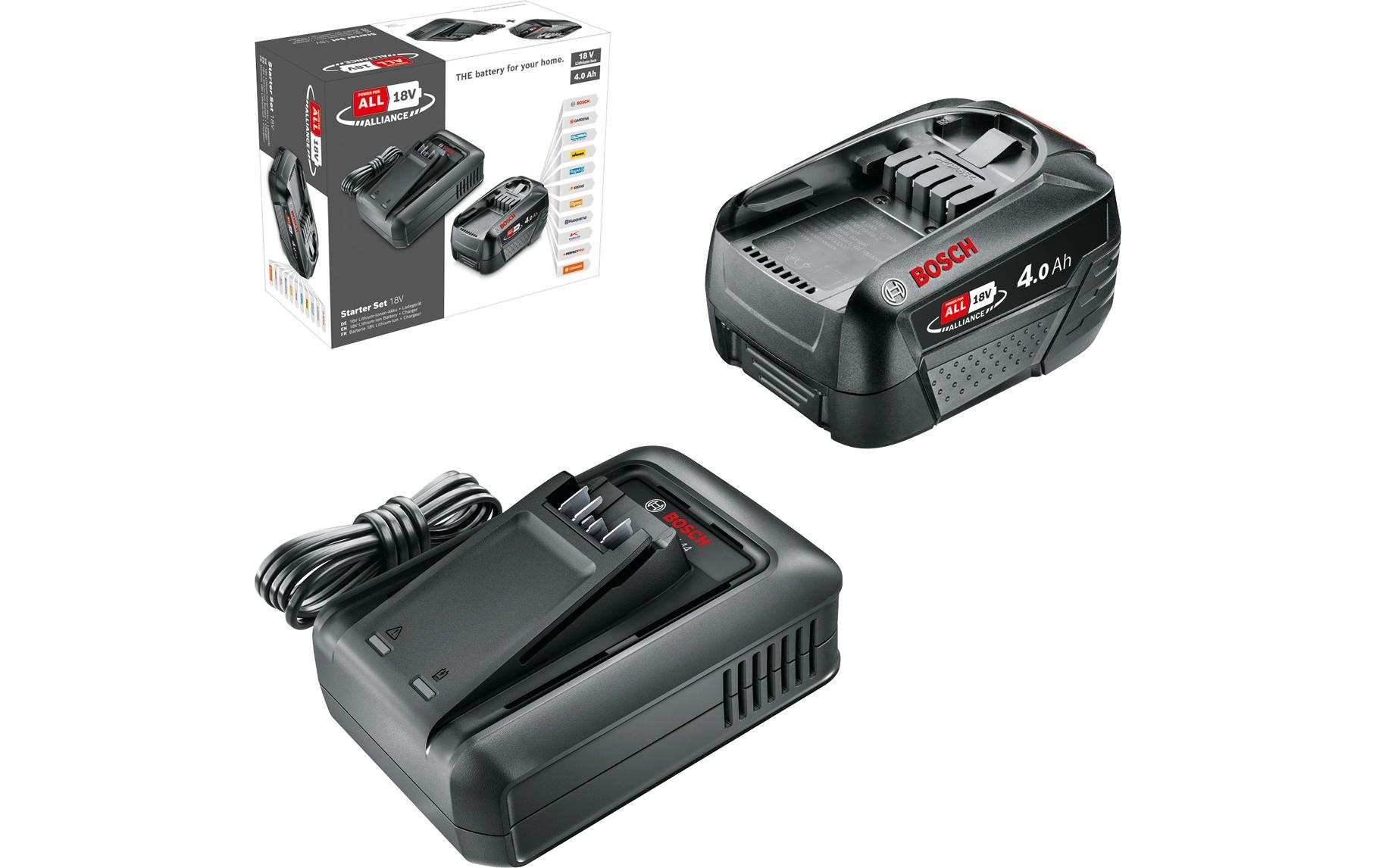 Akku Starterset 18 V, 4 Ah + AL 18 V-44 - EUBatterie Starterset 18 V