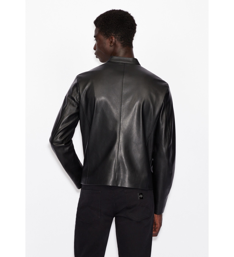 Jaqueta Armani Exchange Pao Preta