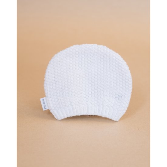 Bonnet Nid d'Abeille   Blanc        de               La Manufacture de Layette
