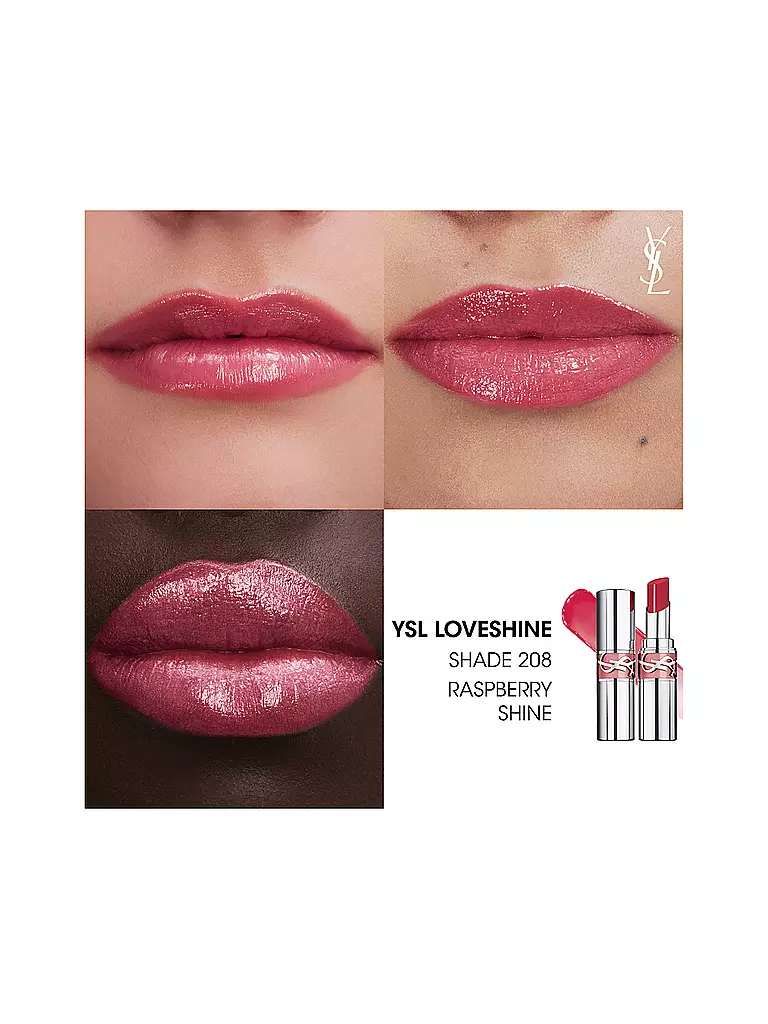 YVES SAINT LAURENT Loveshine Lippenstift (208 Pink Kiss) pink