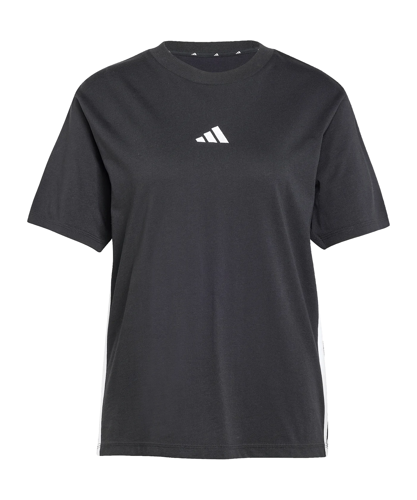 adidas Essentials 3S Cotton T-Shirt Damen Schwarz