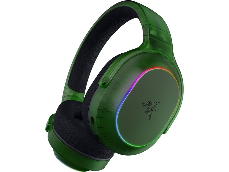 Razer Headset Barracuda X Chroma – Phantom Green Edition Gr Kabelloses RGB-Gaming-Headset mit SmartSwitch Dual Wireless