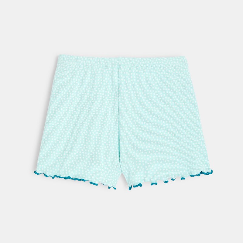 Pyjama court poissons blanc bébé fille Blanc