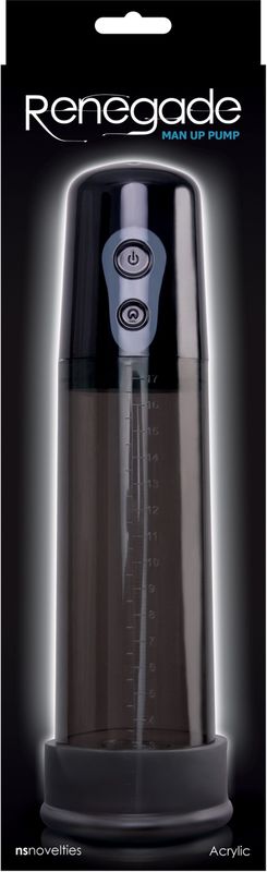 NS Novelties - Man Up Pump - Pumps Penis Zwart