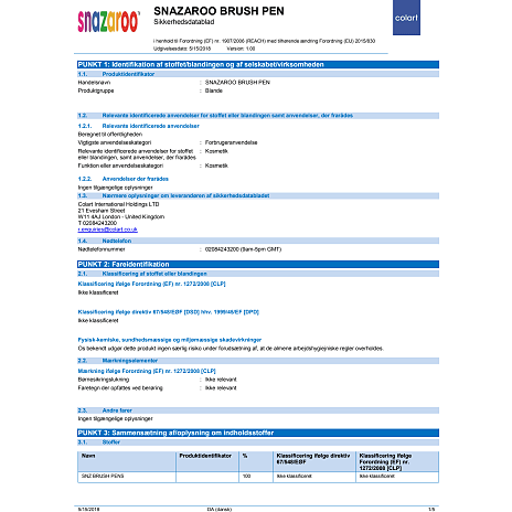 Snazaroo ansigtsmaling 3 stk.