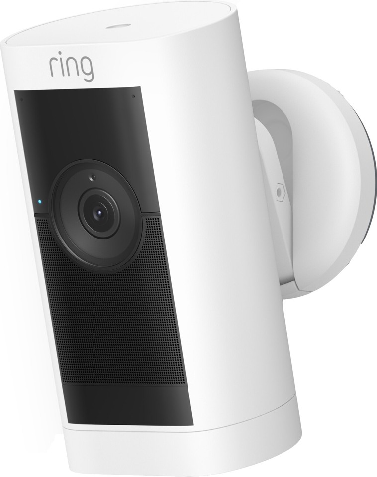 Ring - Stick Up Cam Pro Security Camera White
