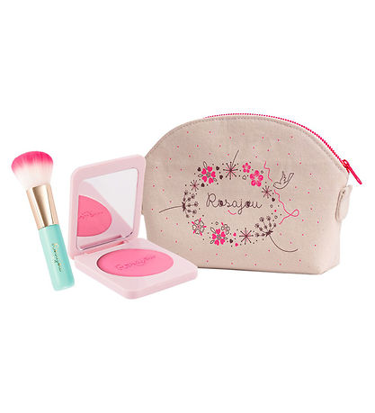 Rosajou Sminkes?t - Blåsh mm. - 4 Dele - Rosa