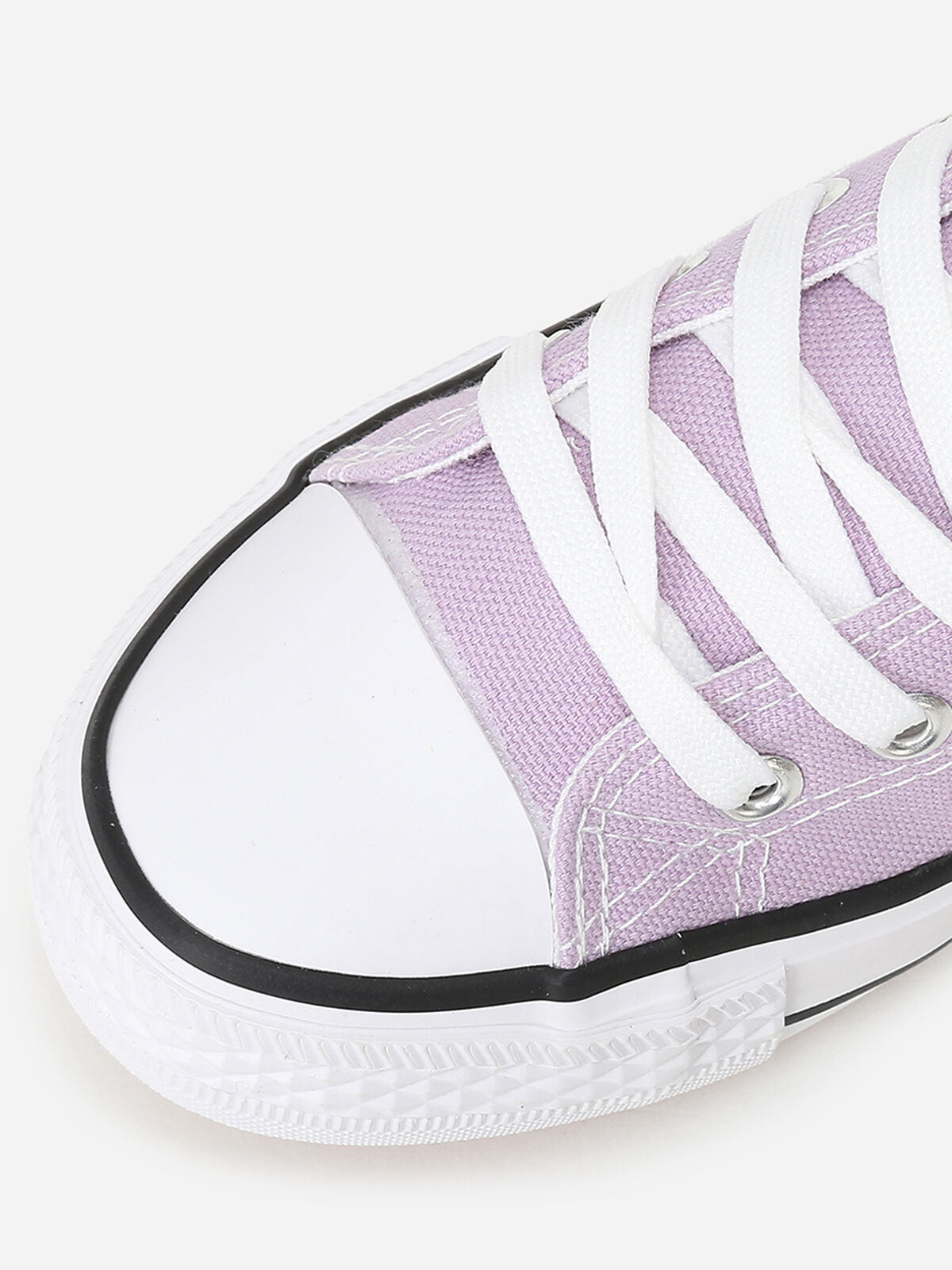 Tennis basses en toile- Violet