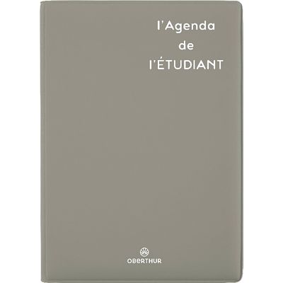 Agenda Humour Gomme - 1 jour par page - 13 x 18,5 cm - gris - Oberthur