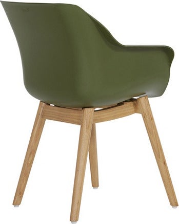 Hartman kuipstoel Sophie groen / teak