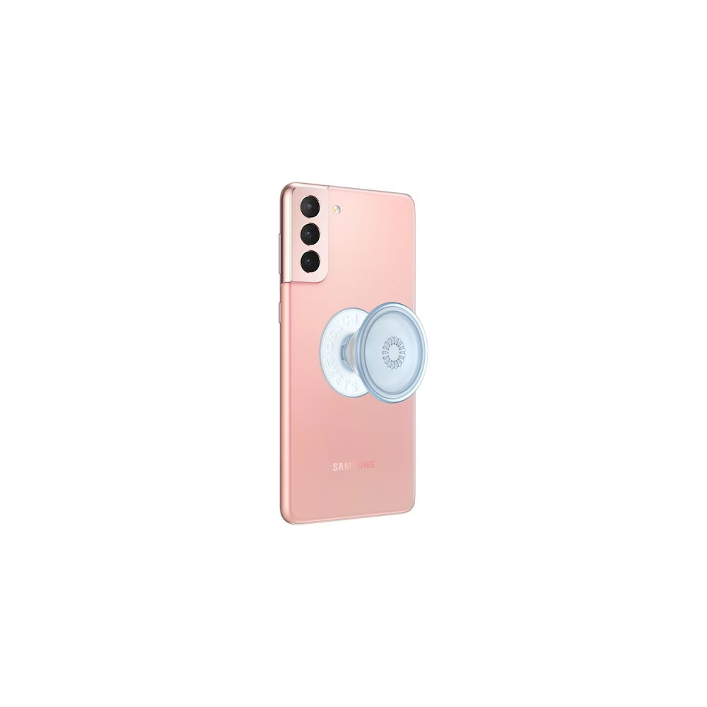 PopGrip Premium Finger Griff Halterung (Austauschbarer Top) für Smartphones / Tablets (805477) - Plant Ice Blue