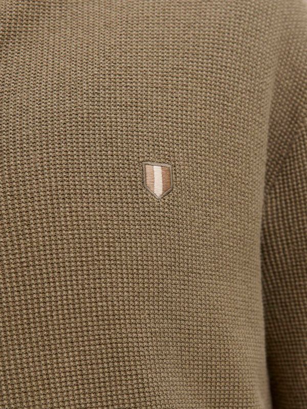 JACK & JONES PREMIUM - Gebreid Vest - Kaki