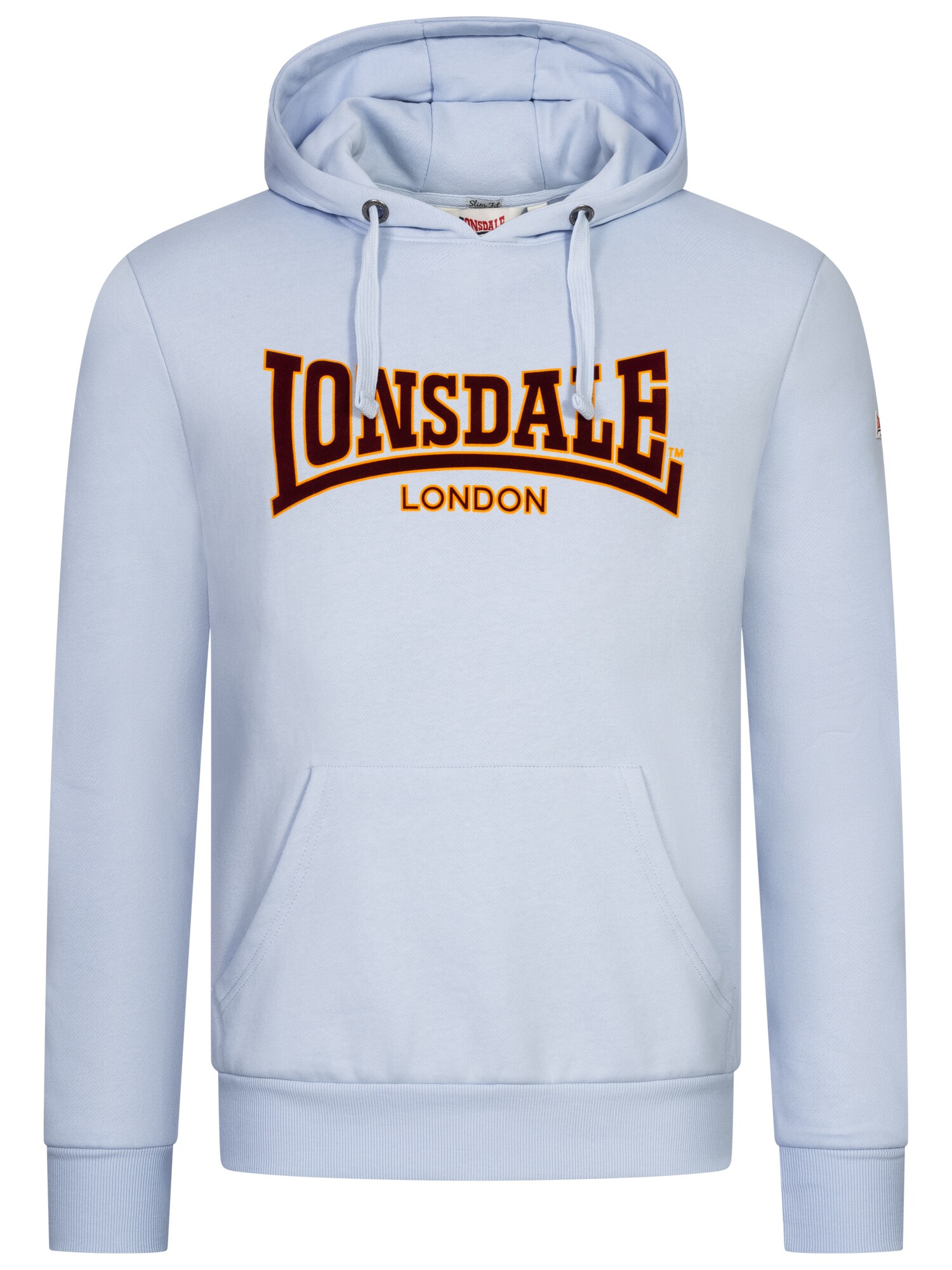 Lonsdale Herren Kapuzensweatshirt schmale Passform HOODED CLASSIC LL002