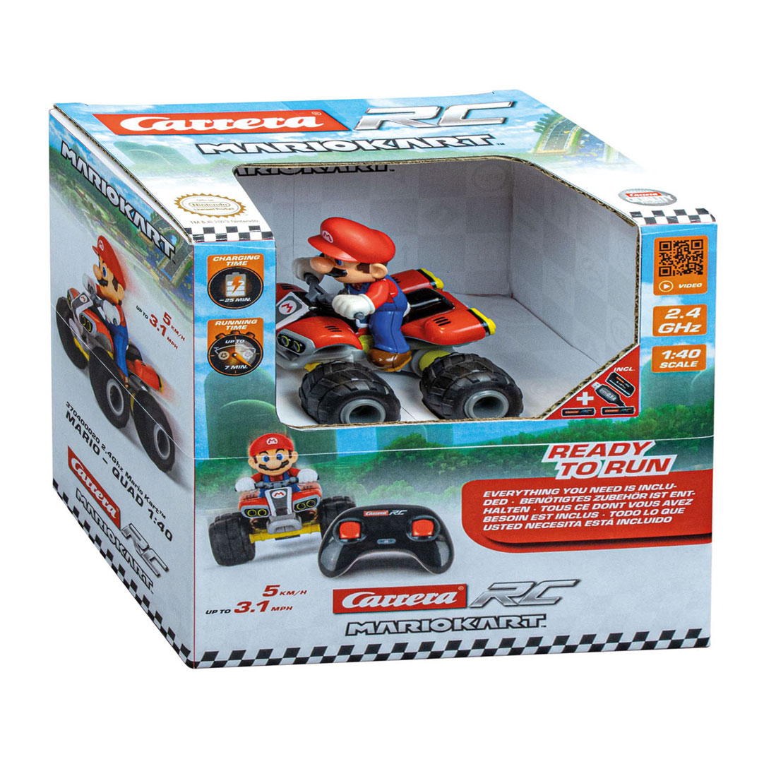 Carrera RC Bestuurbare Auto - Super Mario Quad 1:40