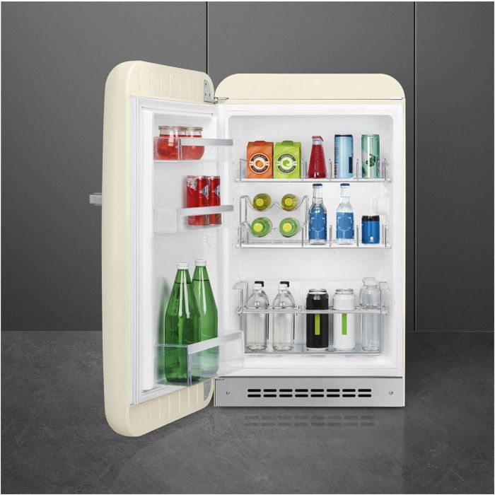 SMEG Stand-Kühlschrank 50's Retro Style FAB10HLCR5 Creme