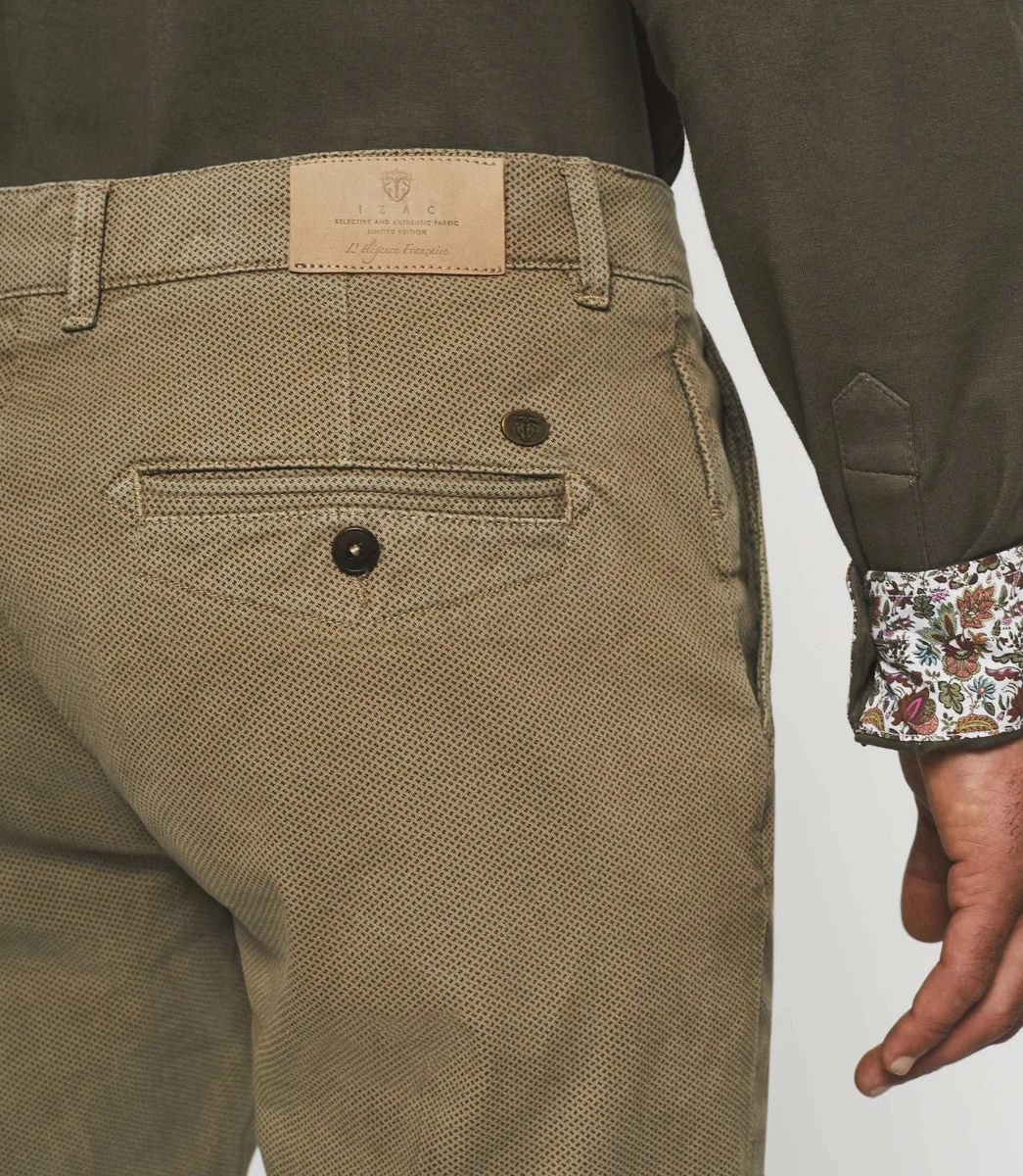 Pantalon slack slim taupe VITAMINE