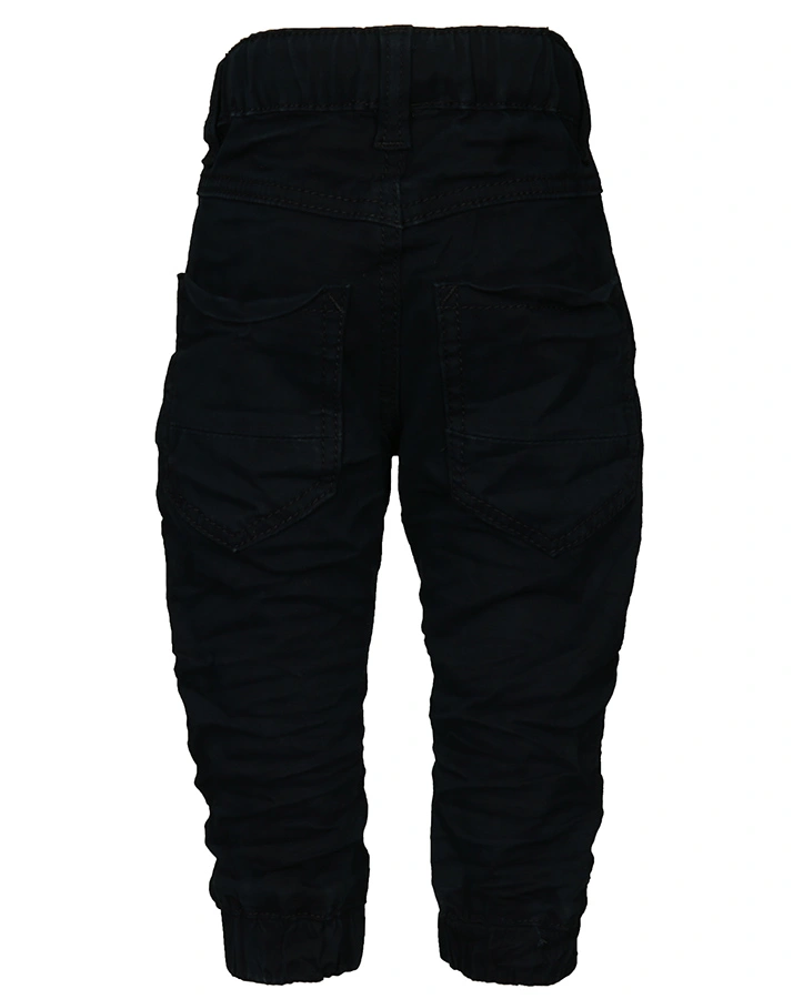 Baumwoll-Hose BAGGY Loose Fit in dark navy