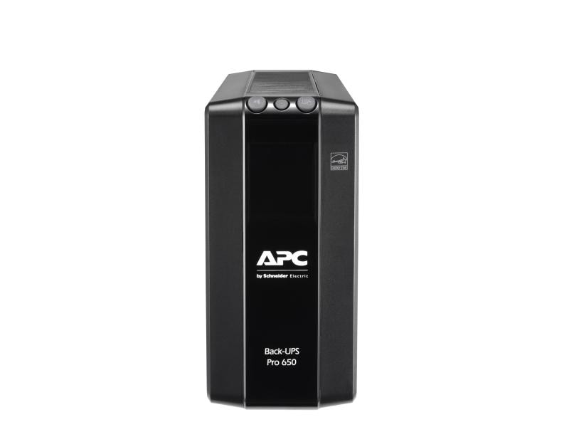APC USV BR650MI 650 VA / 390 W Back UPS Pro BR 650 VA, 6 Ausgänge, AVR, LCD-Schnittstelle, Batterie 12V, 7.0Ah