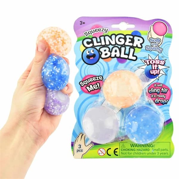 Squeezy clinger ball slime klistrete ball