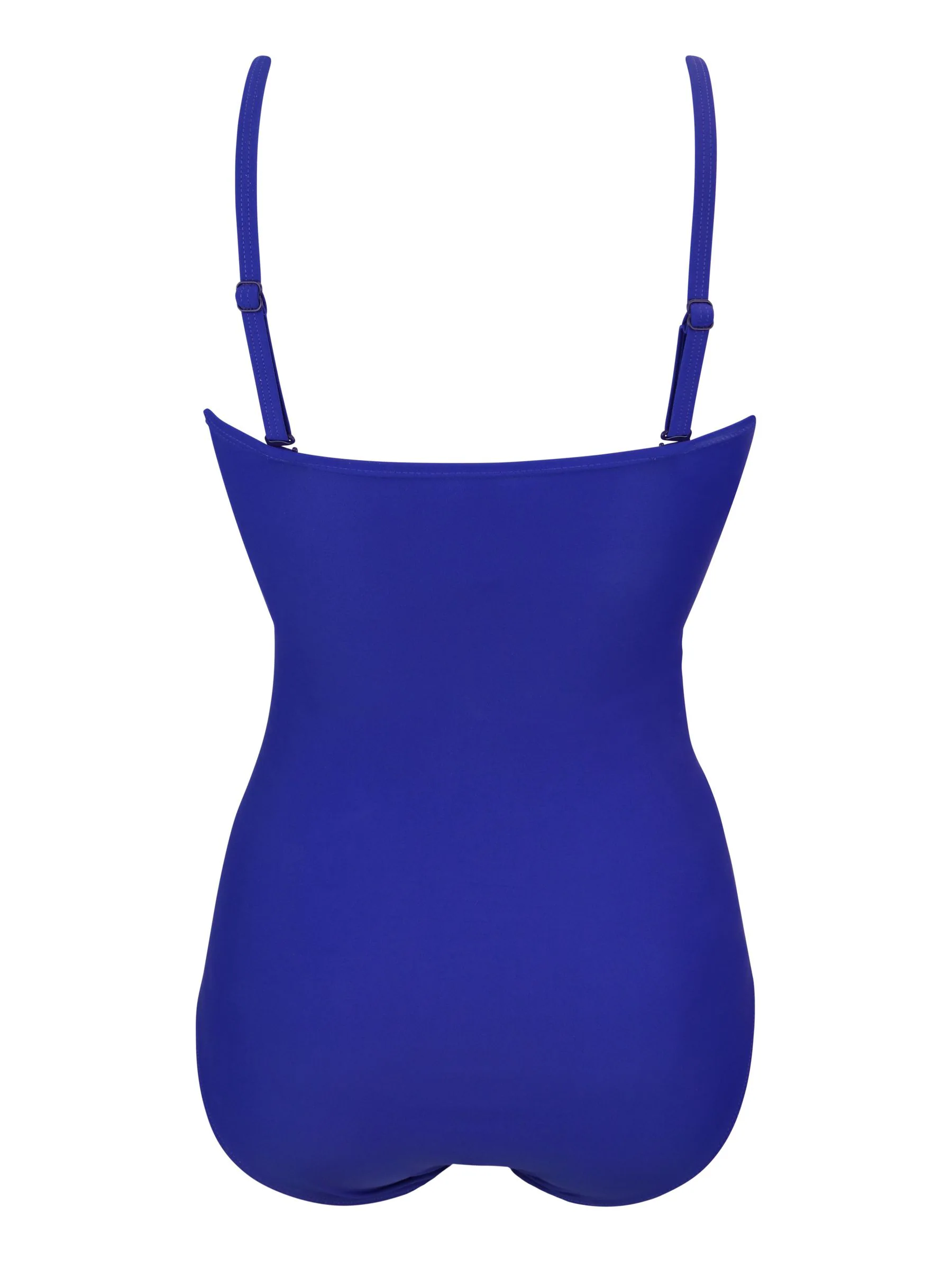 Blauw - Pour Moi Santa Monica tummy control corrigerend badpak met afneembare bandjes