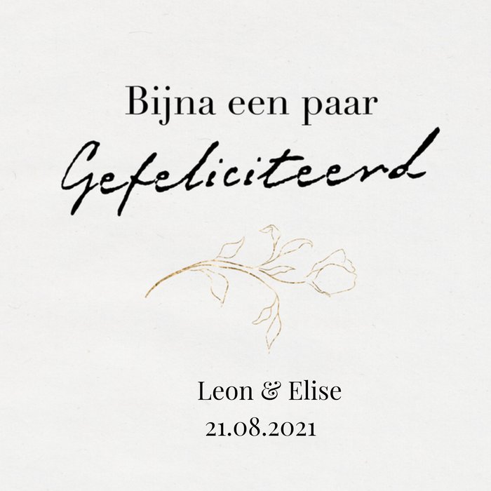 Greetz | Huwelijkskaart | Lief