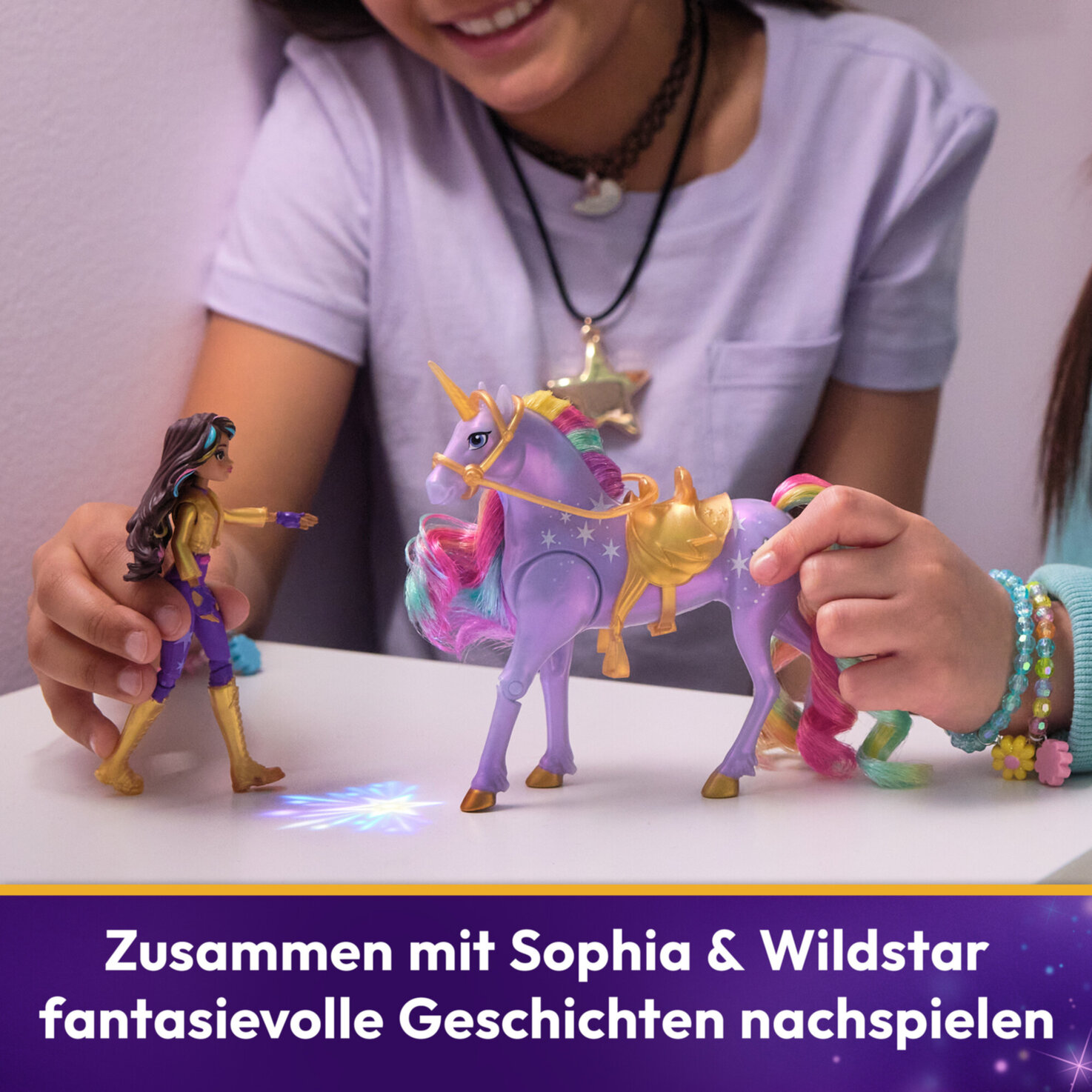 Puppe Sophia & Einhorn