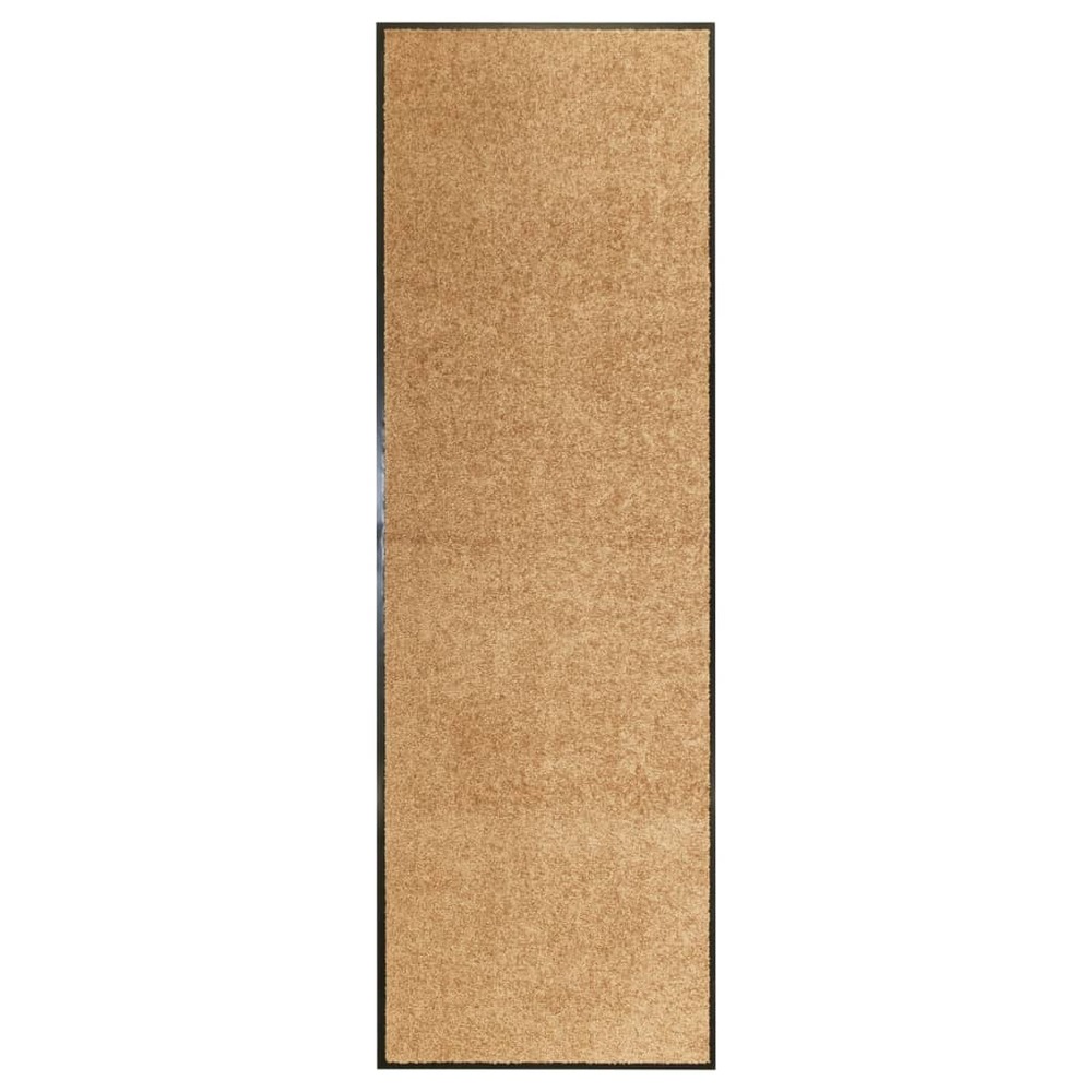 Paillasson lavable crème 60x180 cm