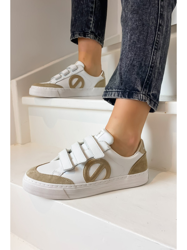 Sneakers STRIKE STRAPS White/Gold - No Name