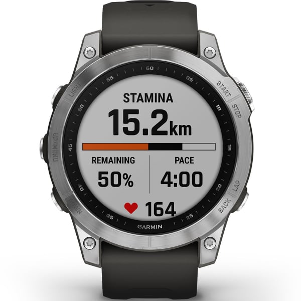 Montre cardio GPS GARMIN FENIX 7 SILVER