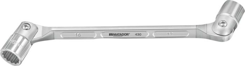 LEDDNØKKEL MATADORM/KNEKKTOPP18X19MM MATT