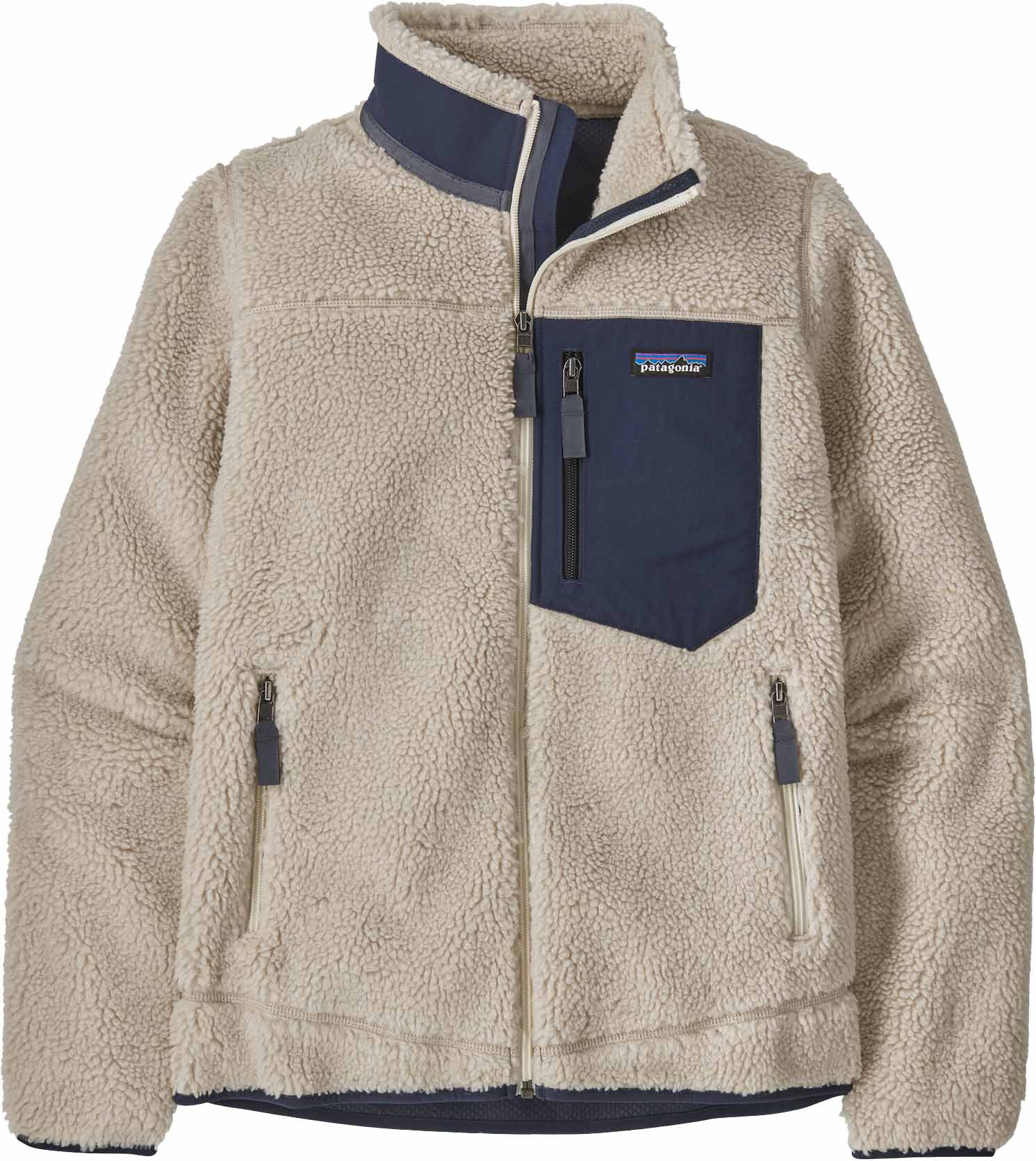 Classic Retro-X Jacket Dame Natural w/New Navy