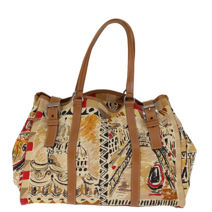 Prada Vintage Prada Shoulder Bag Beige