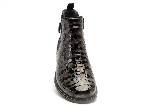 Rieker boots bottine plates femme z4965 noir