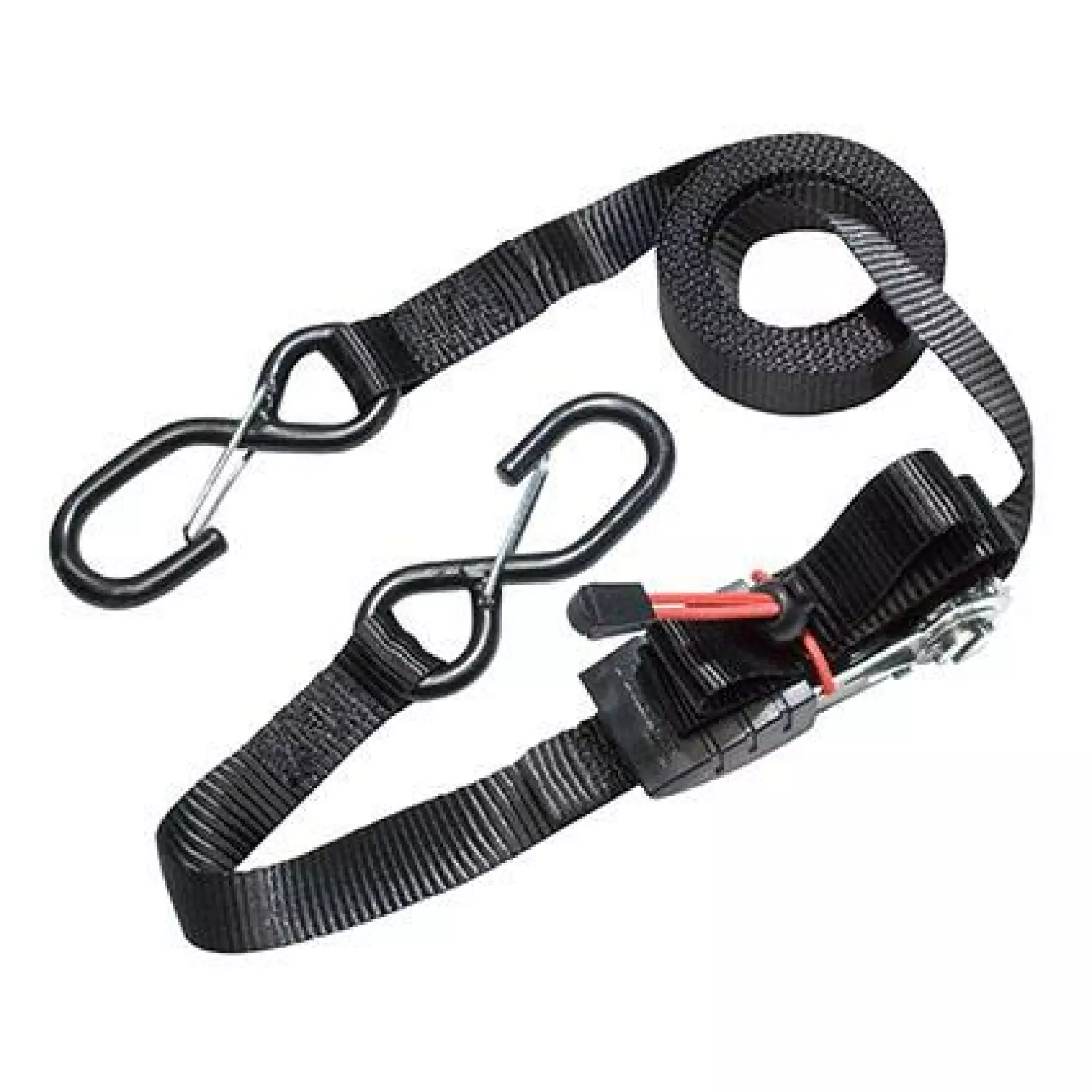 Master Lock MLK3066E Spanband met ratel en S-haak - 4.5m x 25 mm - set van 2