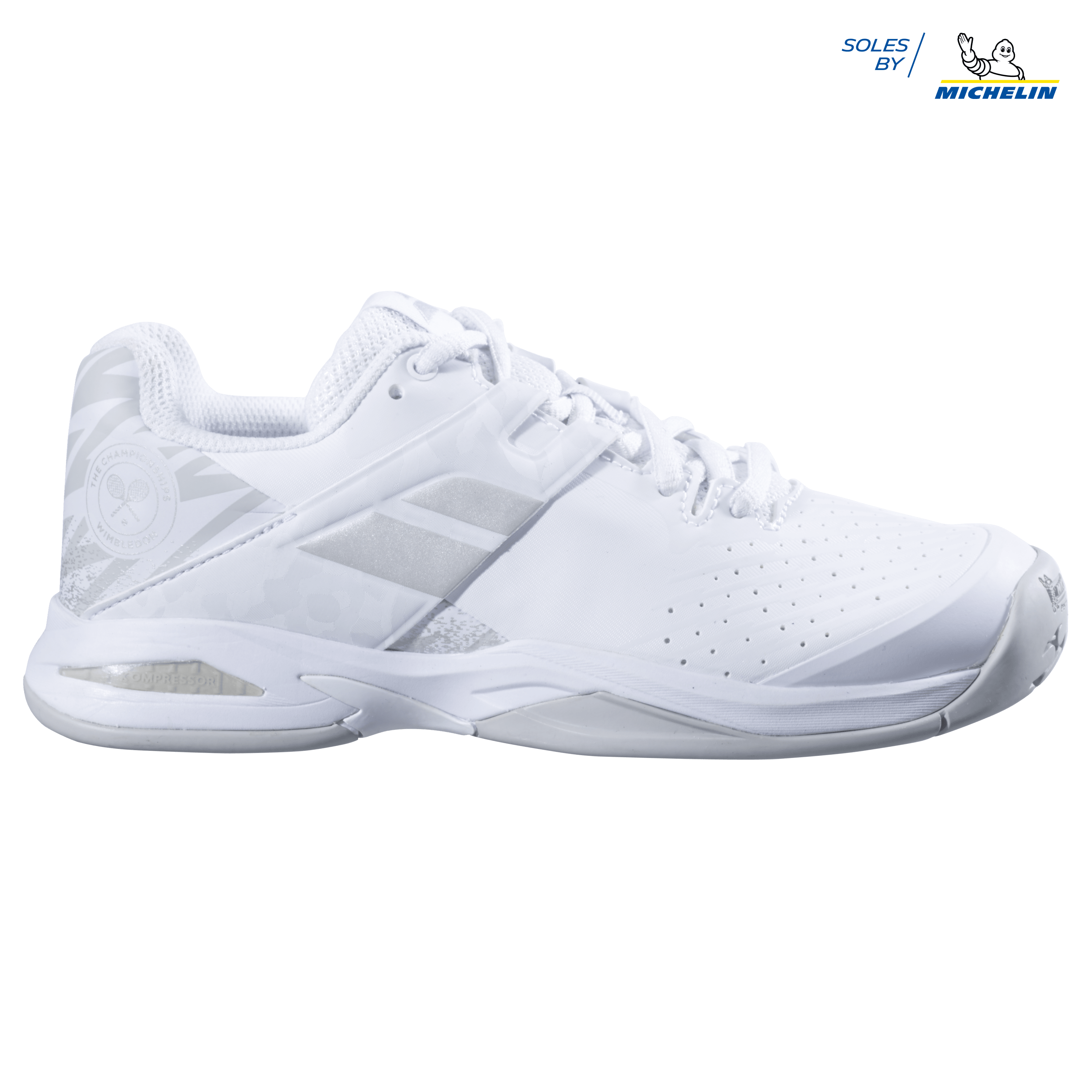 Propulse All Court Wimbledon Junior White/Silver
