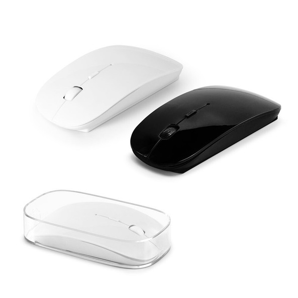 hi!dea 97304 - Souris sans fil alimentée par batterie en ABS recyclé (100 % rABS)