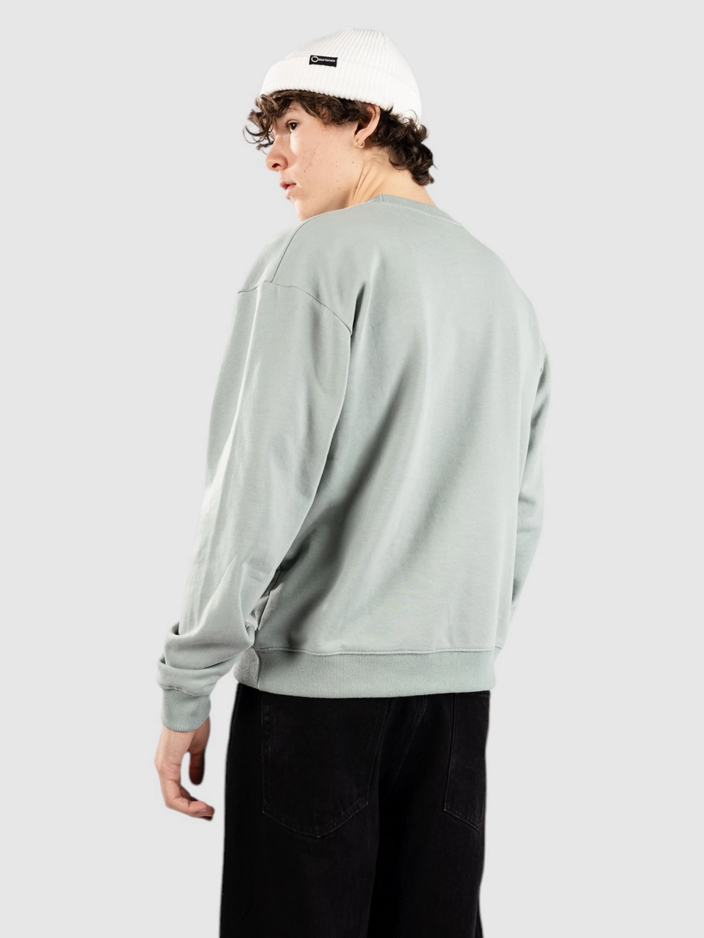 Blue Tomato Mini Logo Crew Sweater iceberg green