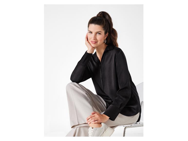 Satijnen dames blouse