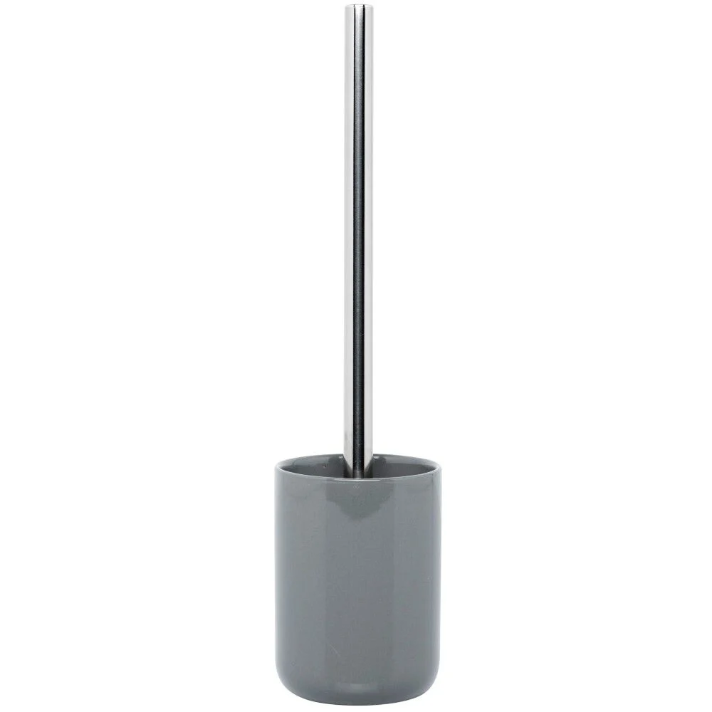 Brosse WC céramique gris