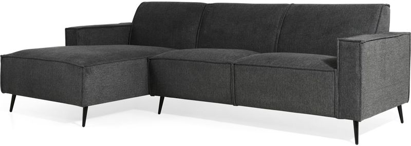 Multifurn - Hoekbank Kate - Antraciet - Links - Linnen